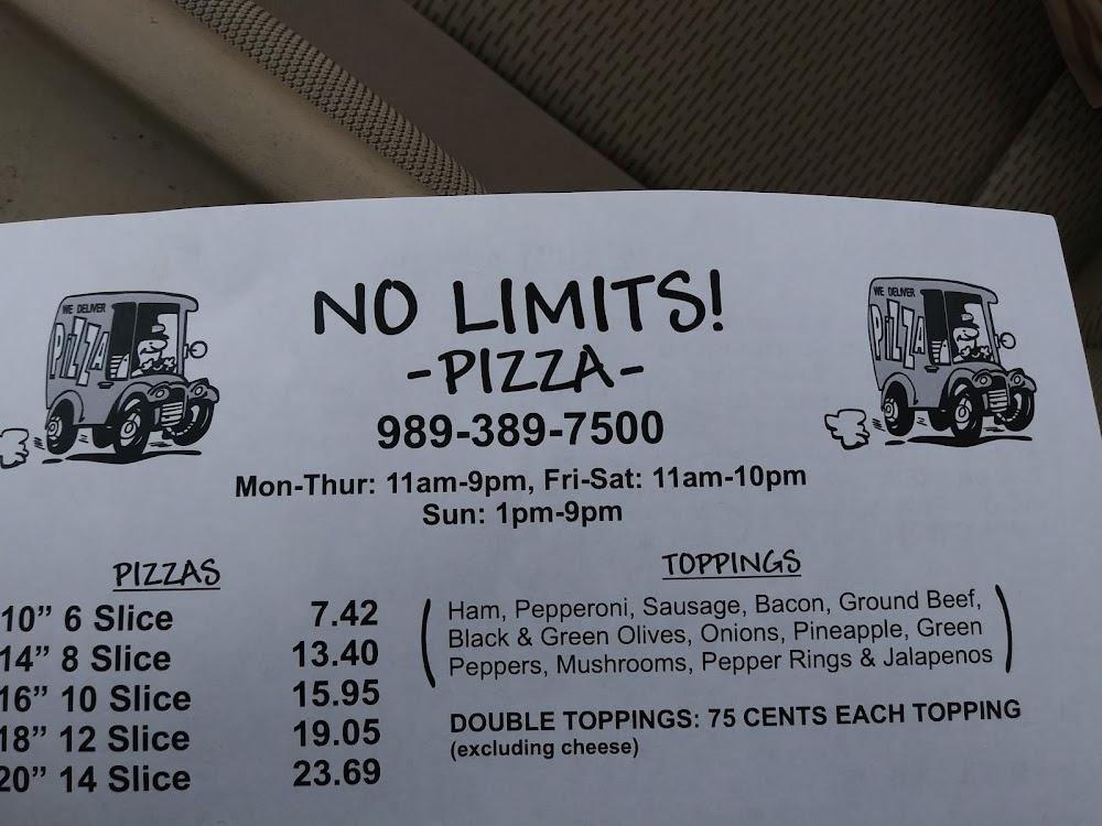 No Limits Pizza One Item Pizza